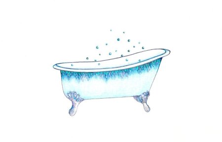 Ванна рисунок для детей