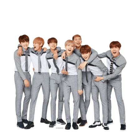 Группа BTS В полный рост