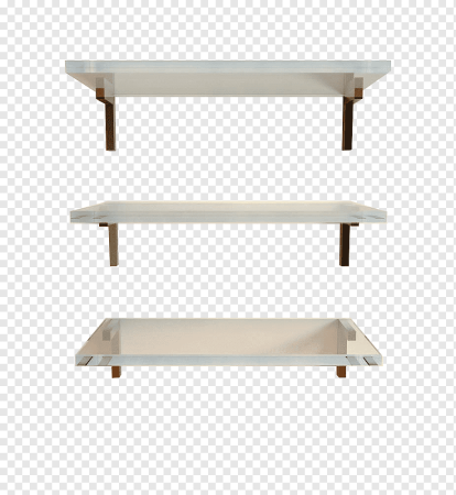 Полка на прозрачном фоне