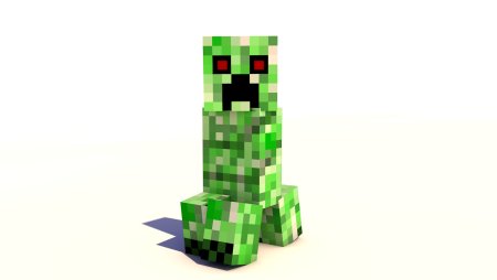 Minecraft Cinema 4d КРИПЕР