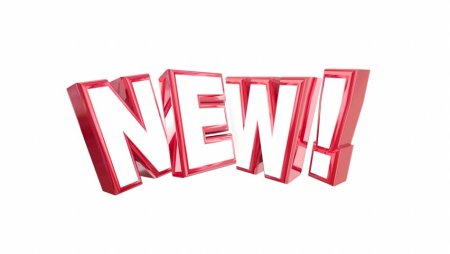 Слово New на прозрачном фоне