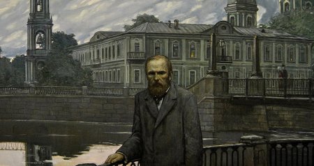 Илья Глазунов, "ф.м. Достоевский. Белая ночь", 1983