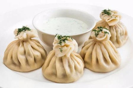 Хинкали с мацони