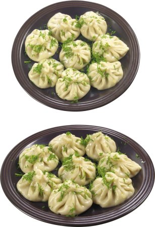 Манты равиоли хинкали