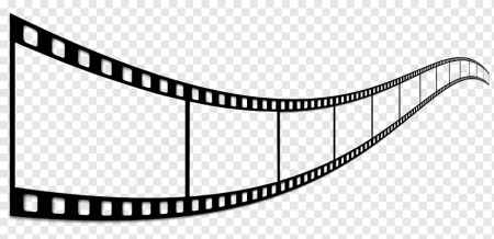 Кинолента на прозрачном фоне