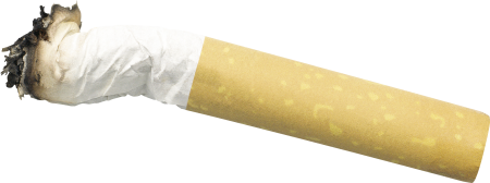 Бычки от сигарет без фона