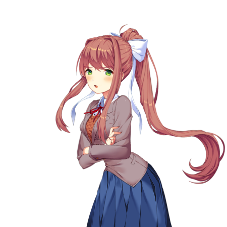 Моника DDLC спрайт