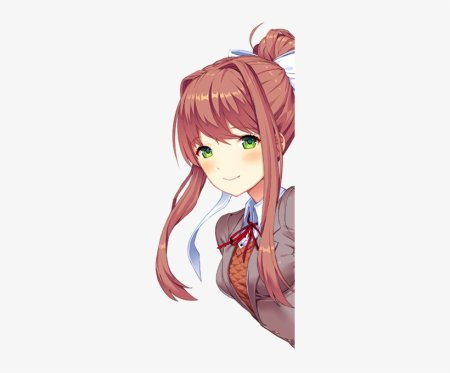 Моника DDLC transparent