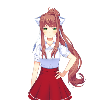 Спрайты Моники Doki Doki