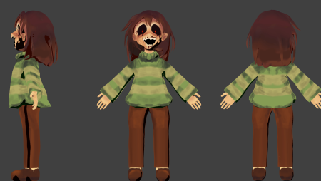 Undertale Chara 3д