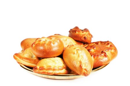Пирожки на подносе