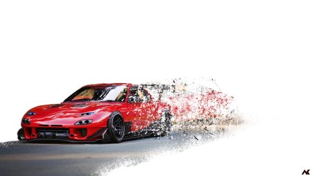 Mazda RX 7 дрифт арт