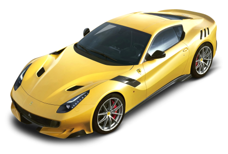 Ferrari f12 Berlinetta на белом фоне
