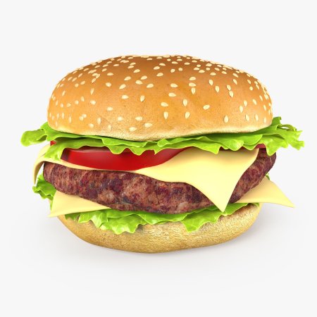 Гамбургер 3d model