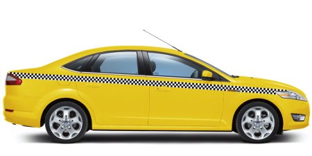 Авто такси сбоку