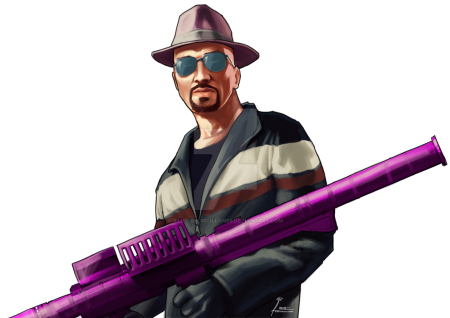 GTA 5 на прозрачном фоне