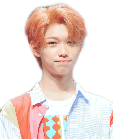 Феликс Stray Kids на белом фоне