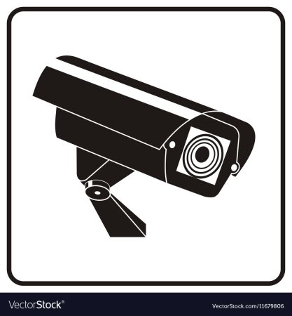 Значок видеокамера для видеонаблюдения