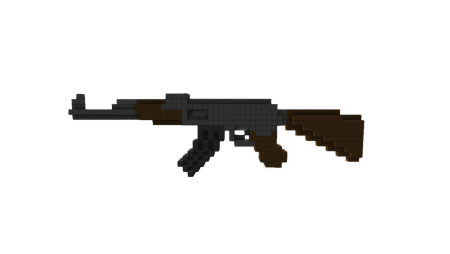 Пиксельный автомат ak47