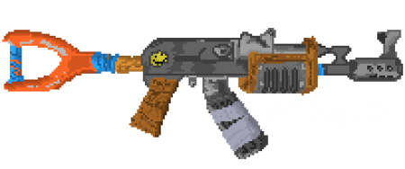 АК 47 пиксель арт