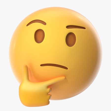 Эмодзи Думающий смайлик