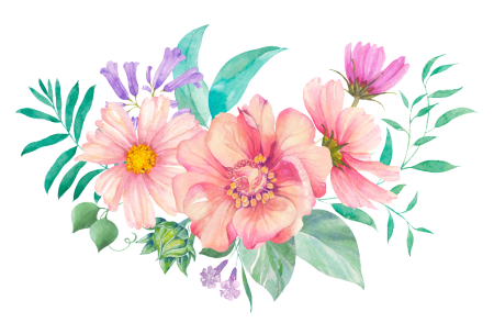 Цветы акварель