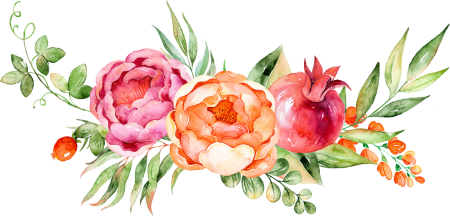 Акварельные пионы Gyu