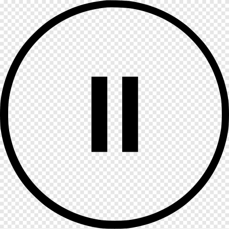 Значок пауза в форме ореха