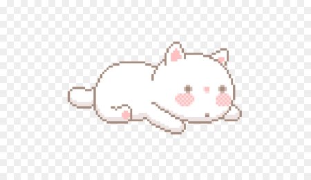 Пиксельный котик