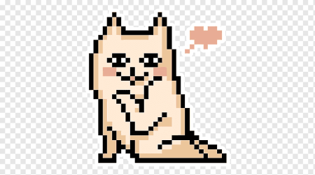 Пиксельный кот