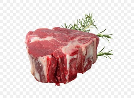 Мясо на прозрачном фоне