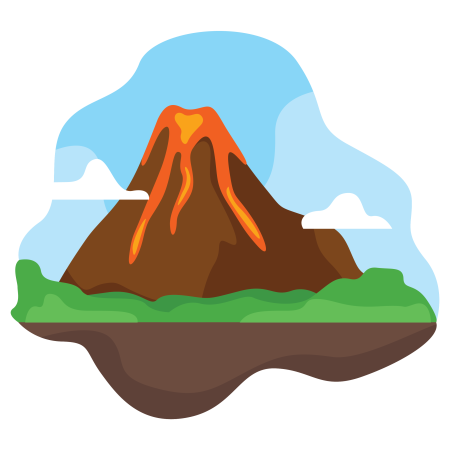 Вулкан вектор