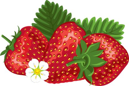 Клубника мультяшная
