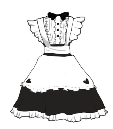 Горничная эскиз
