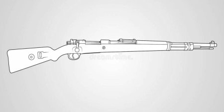 Чертеж винтовки kar98k