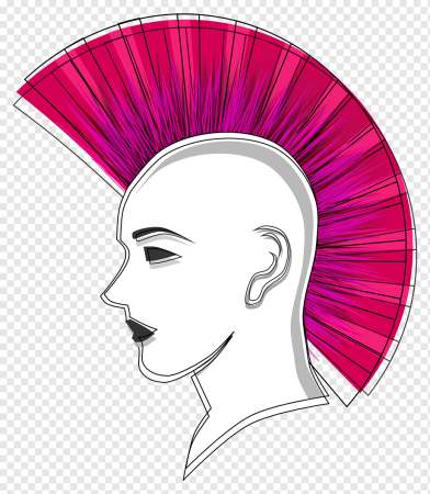 Mohawk hair вектор