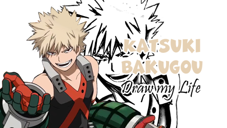 Надпись Бакуго Кацуки