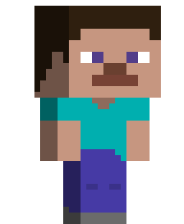 Minecraft лицо Стива