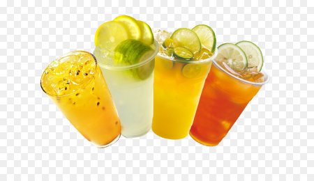 Лимонад в стакане