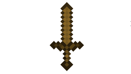 Деревянный меч Minecraft