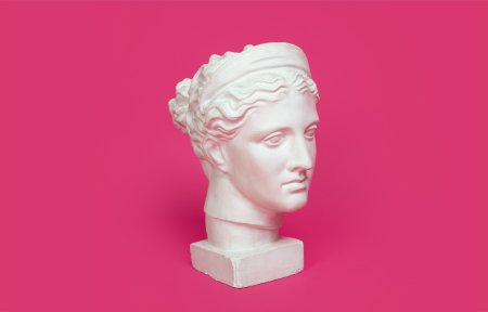 Гипсовая голова Марк Аврелий