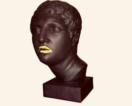 Скульптура «голова ю.а. Гагарина»