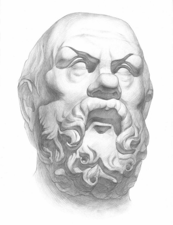 Сократ Академический рисунок