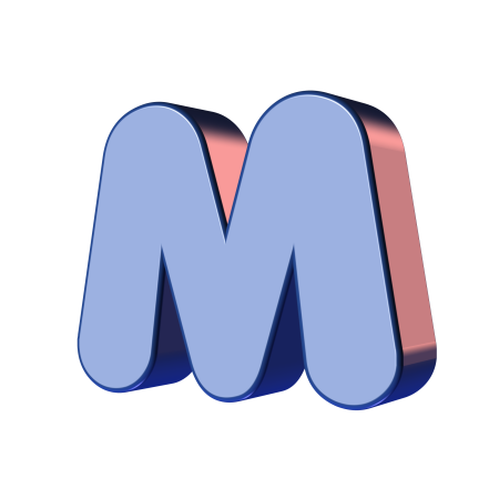 Красивая буква m