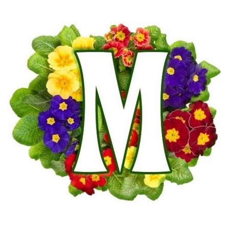 Буква м красивая