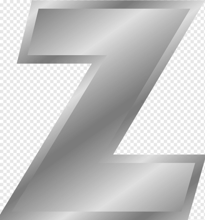 Буква z на прозрачном фоне