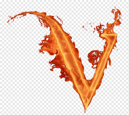 Огненная буква v