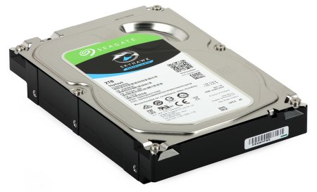 Жесткий диск Seagate Skyhawk st4000vx007, 4тб, HDD, SATA III, 3.5"