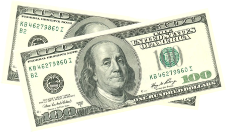 Купюра 100 долларов США