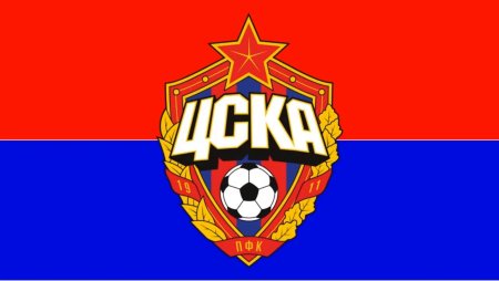 ЦСКА герб красно синий